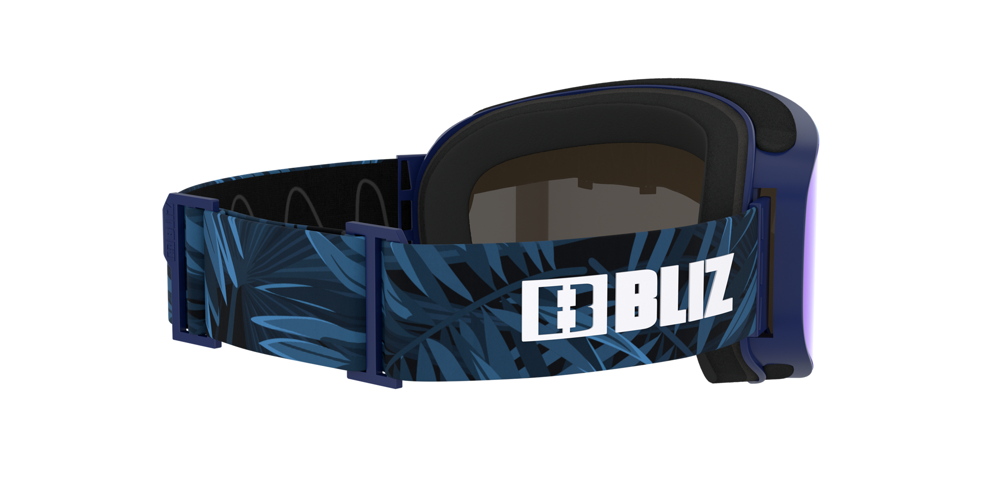 Ski Goggles Bliz Flow Azules Marrones Azules | 278406MYK