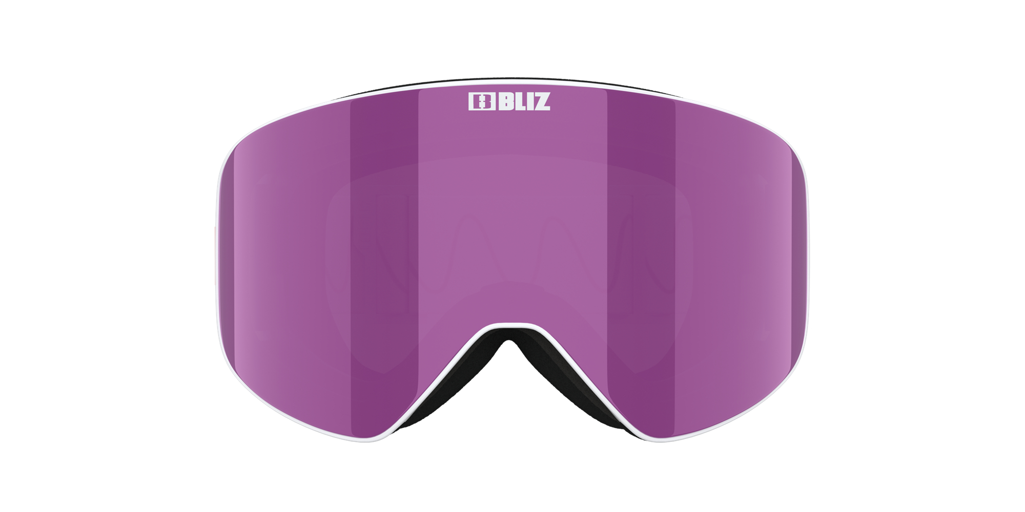 Ski Goggles Bliz Flow Blancas Marrones Rosas | 598401YJI