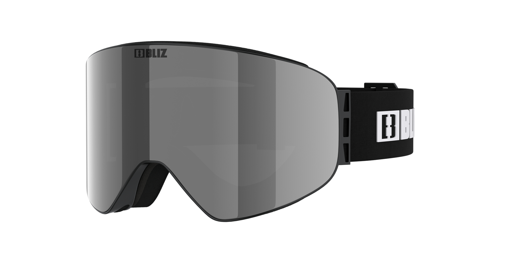 Ski Goggles Bliz Flow Negras Plateadas | 254071OFA