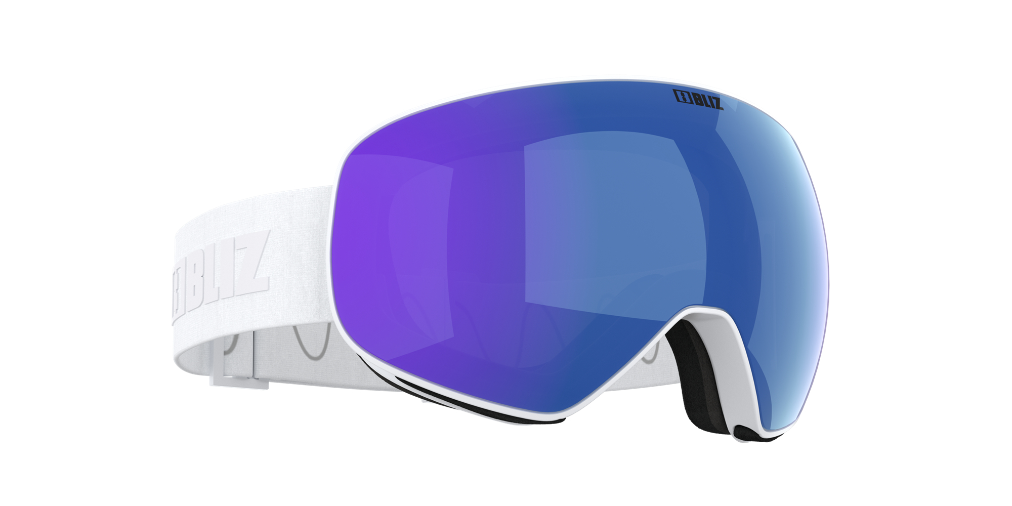 Ski Goggles Bliz Floz Blancas Marrones Azules | 369587YEI