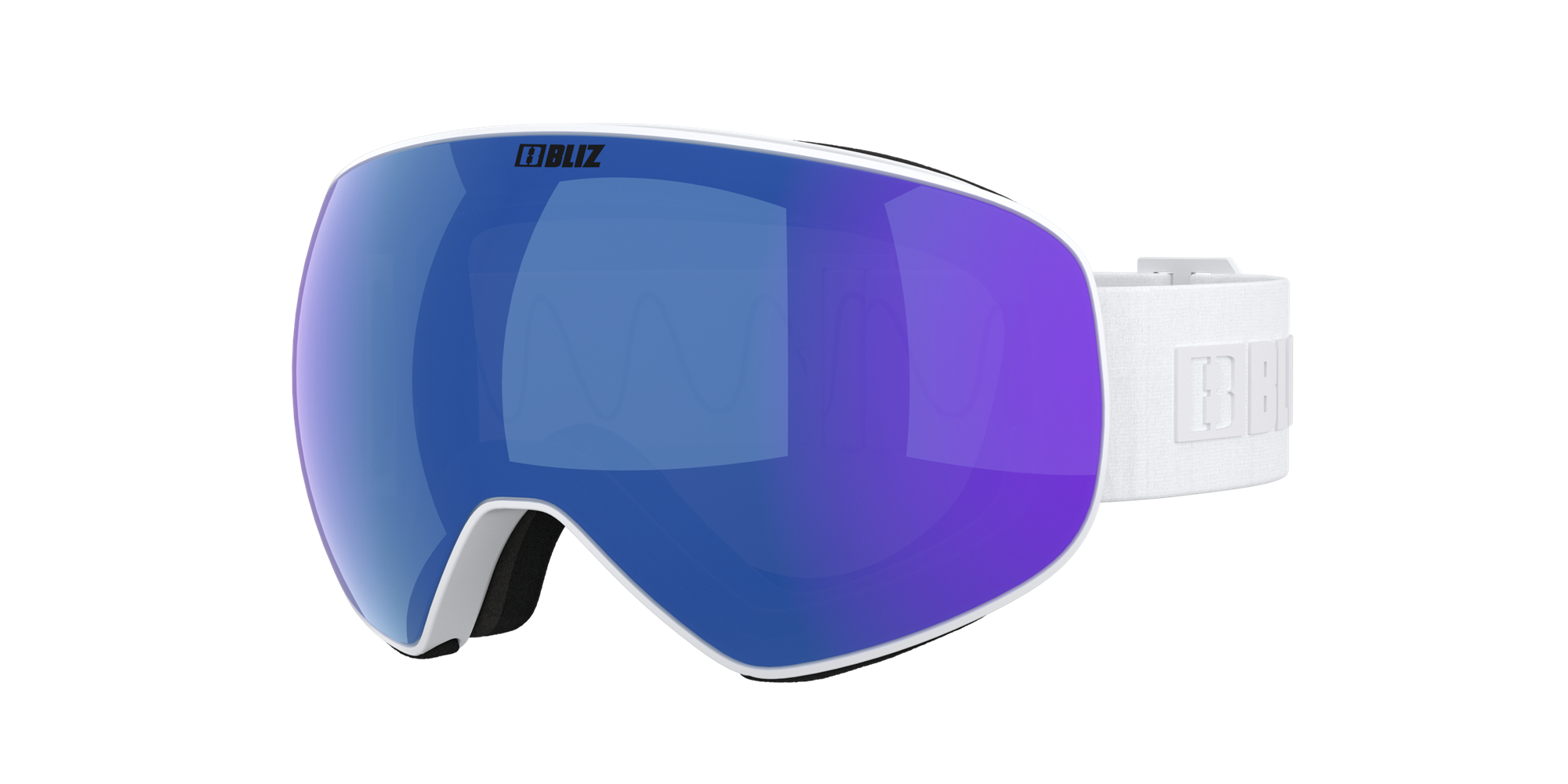 Ski Goggles Bliz Floz Blancas Marrones Azules | 369587YEI