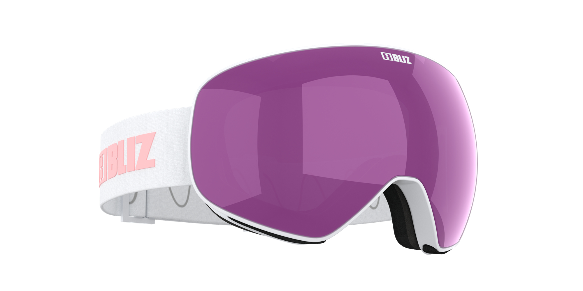 Ski Goggles Bliz Floz Blancas Marrones Rosas | 130257HCO