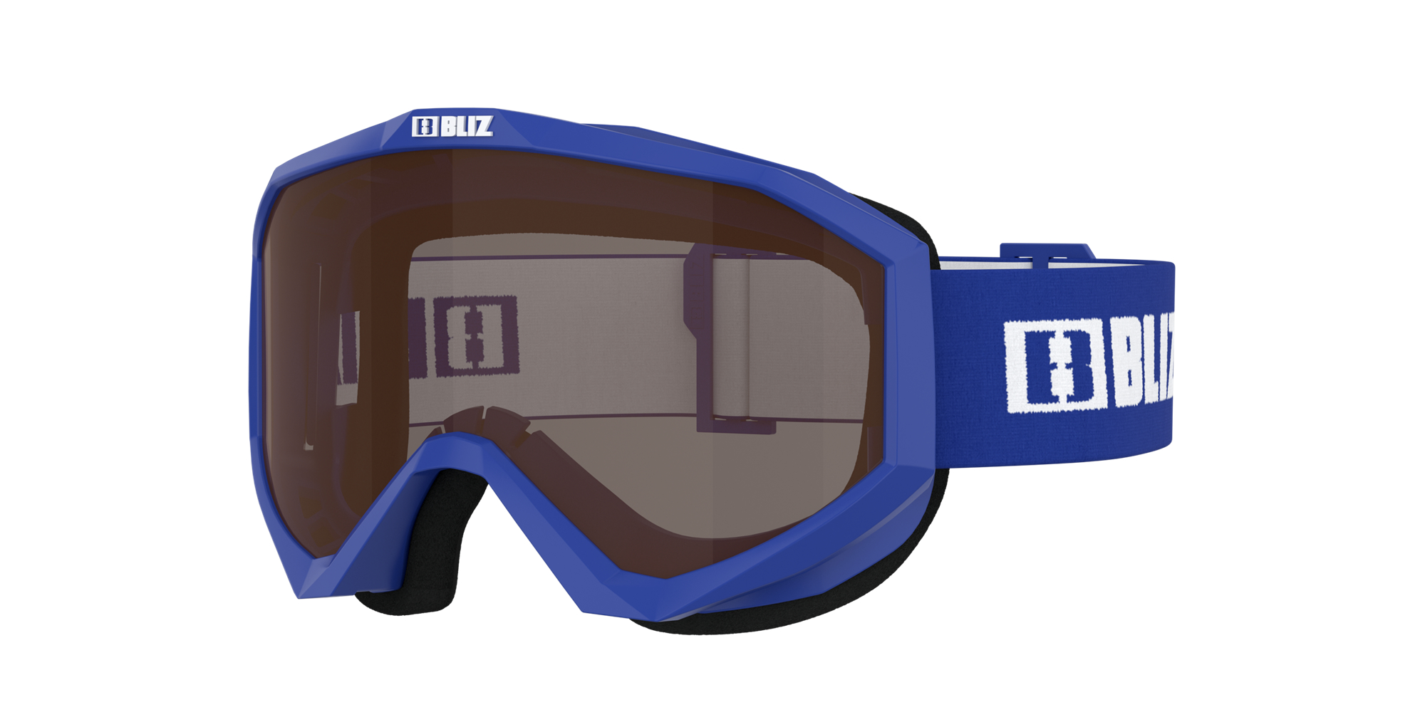 Ski Goggles Bliz Liner Jr Azules Blancas Marrones | 708431VKF