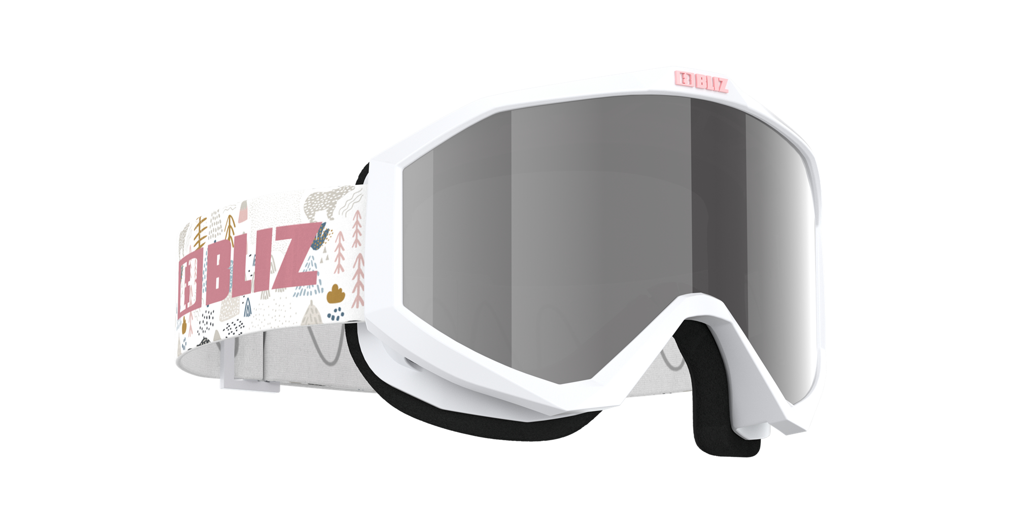 Ski Goggles Bliz Liner Jr Blancas Rosas | 874526LJV