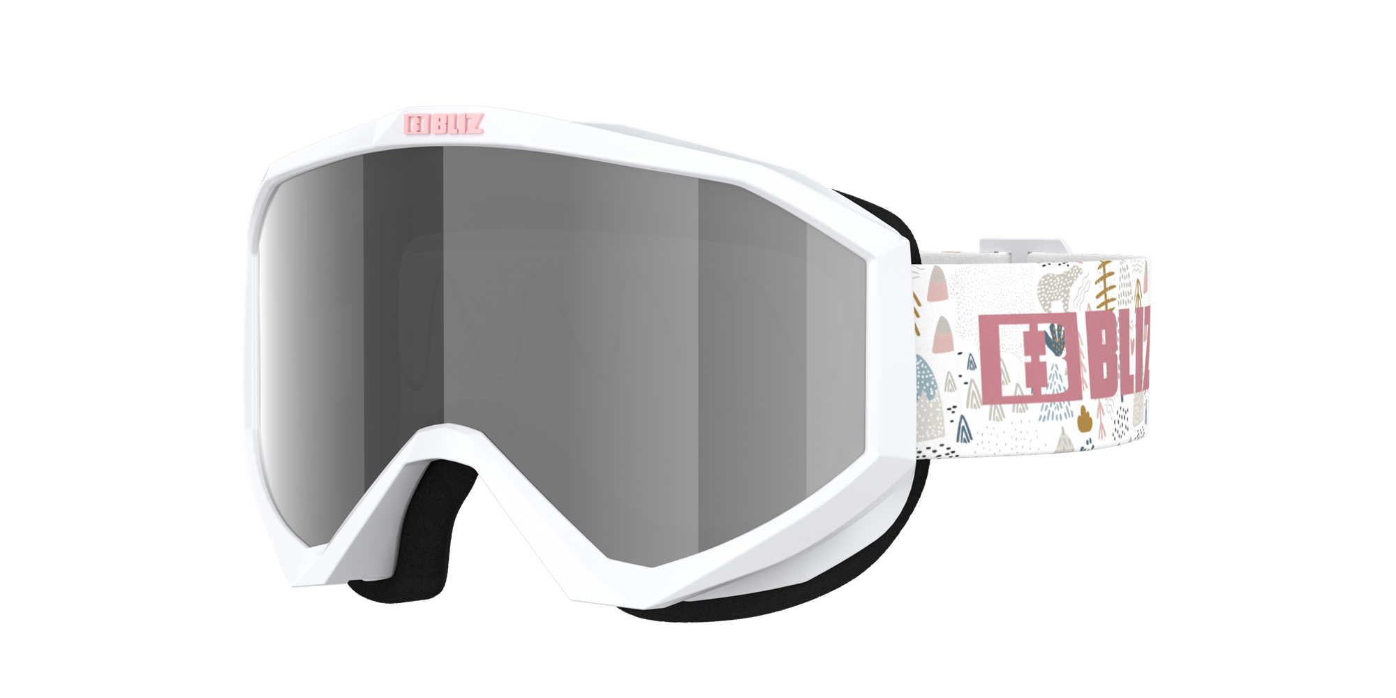 Ski Goggles Bliz Liner Jr Blancas Rosas | 874526LJV