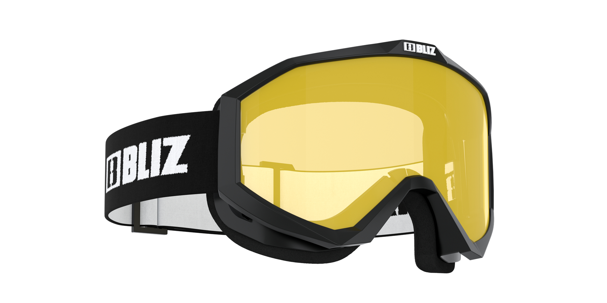 Ski Goggles Bliz Liner Negras Blancas Amarillo | 743689LJW