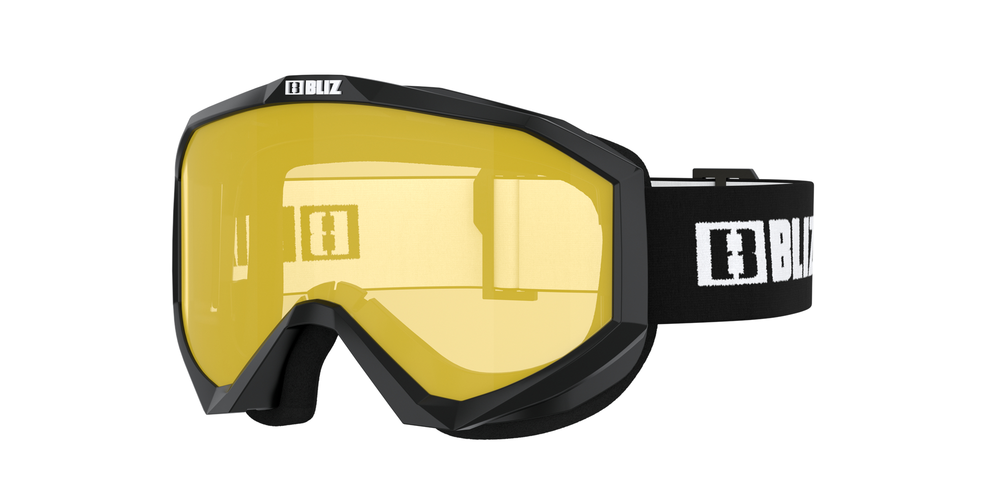 Ski Goggles Bliz Liner Negras Blancas Amarillo | 743689LJW