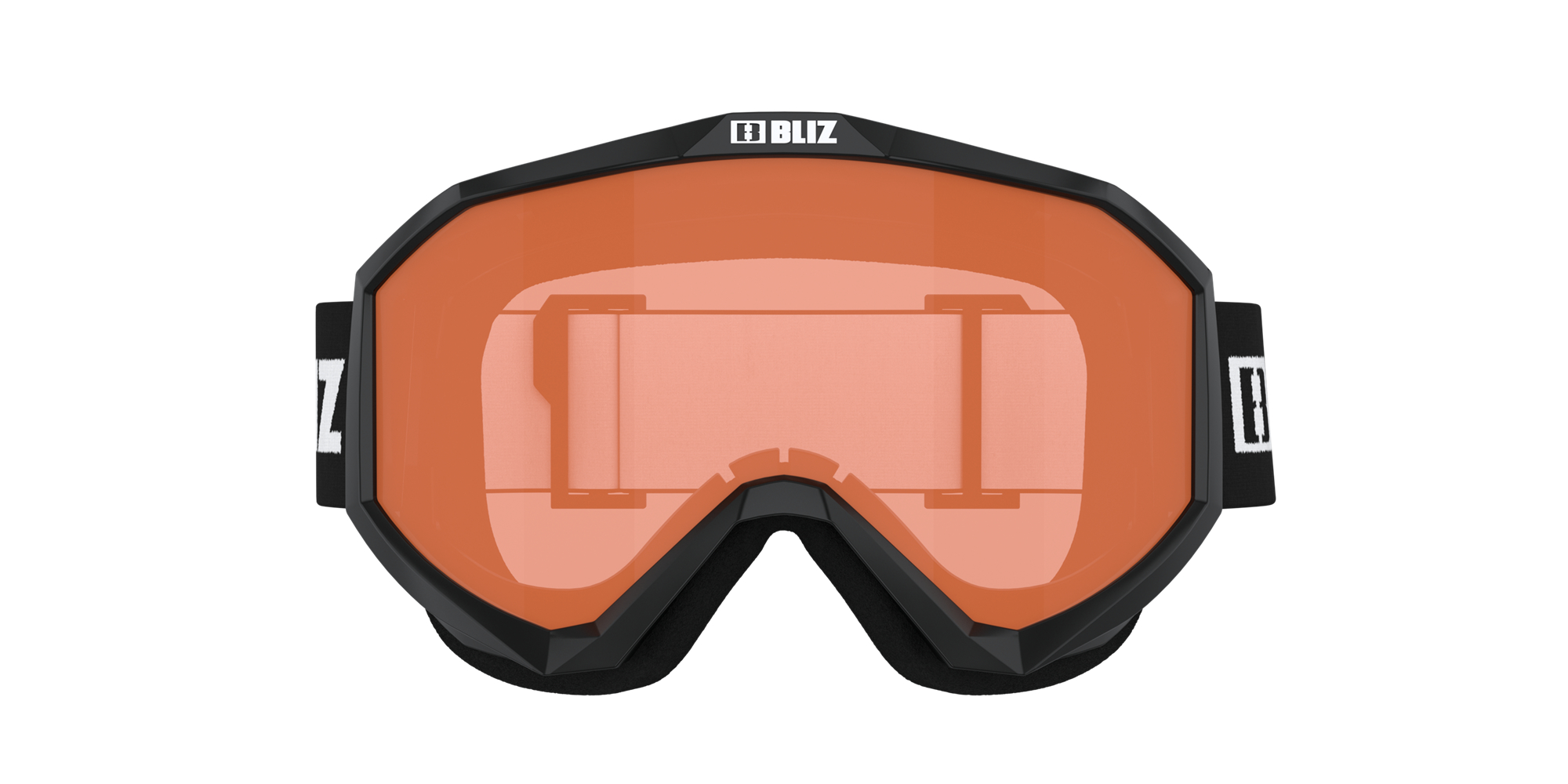 Ski Goggles Bliz Liner Negras Blancas Naranjas | 172693NOB