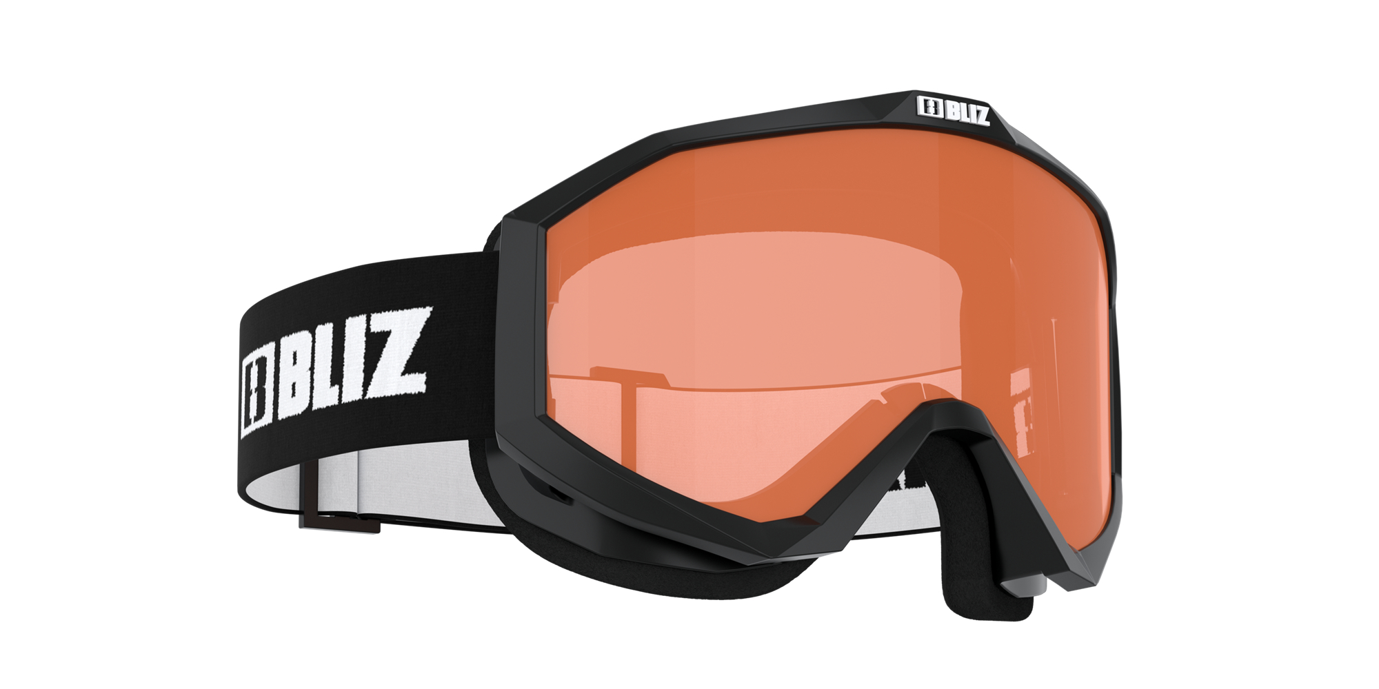 Ski Goggles Bliz Liner Negras Blancas Naranjas | 172693NOB