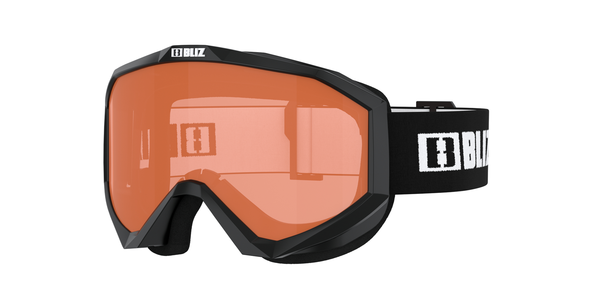 Ski Goggles Bliz Liner Negras Blancas Naranjas | 172693NOB