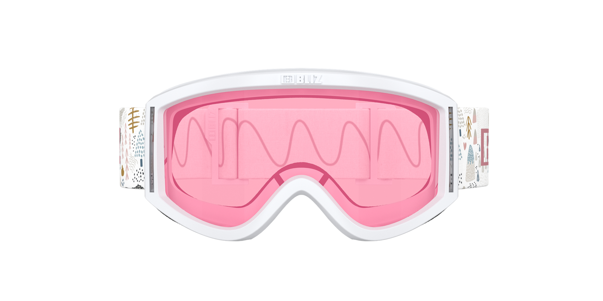 Ski Goggles Bliz Pixie Blancas Rosas | 073196MLW