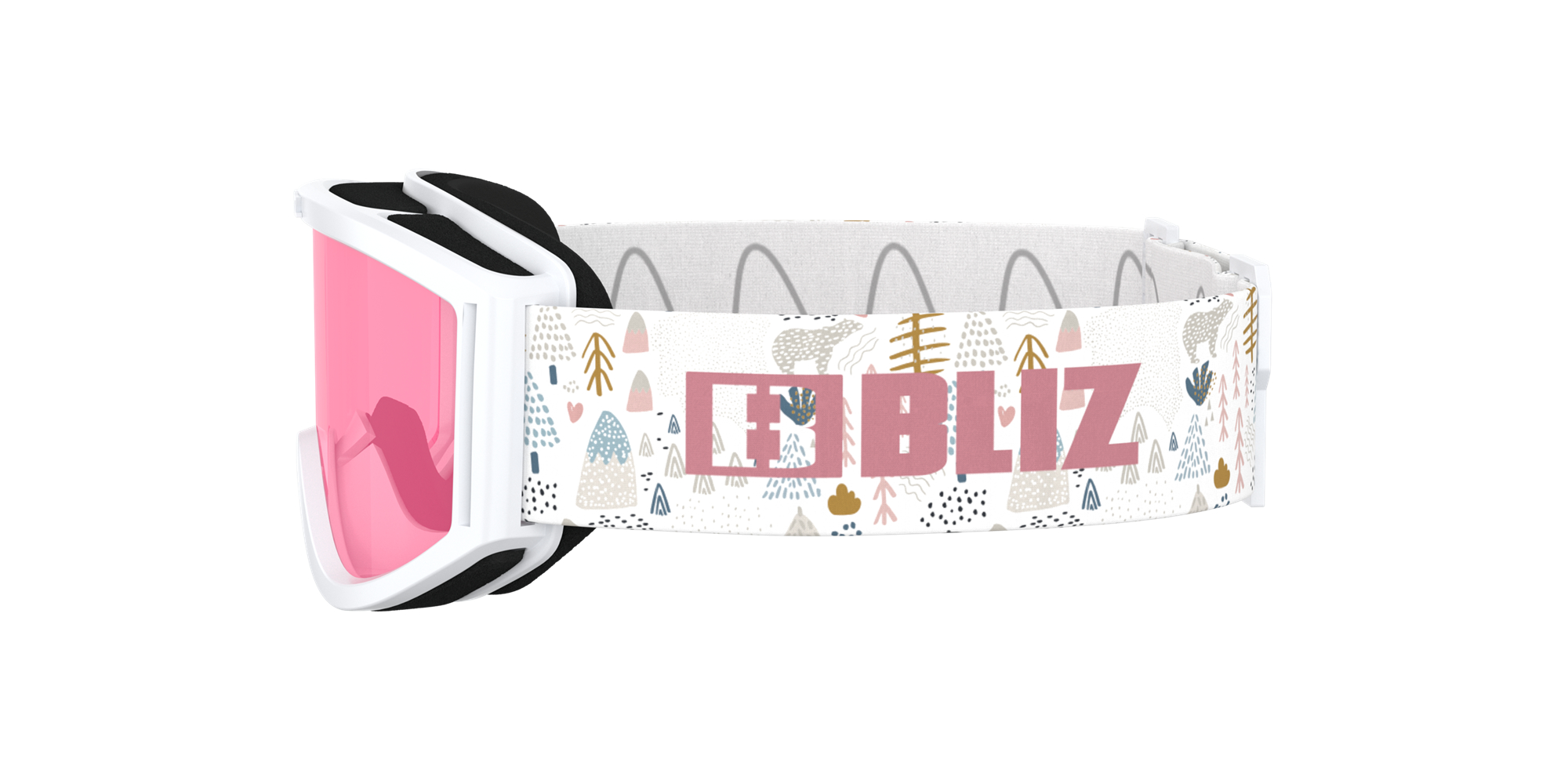 Ski Goggles Bliz Pixie Blancas Rosas | 073196MLW