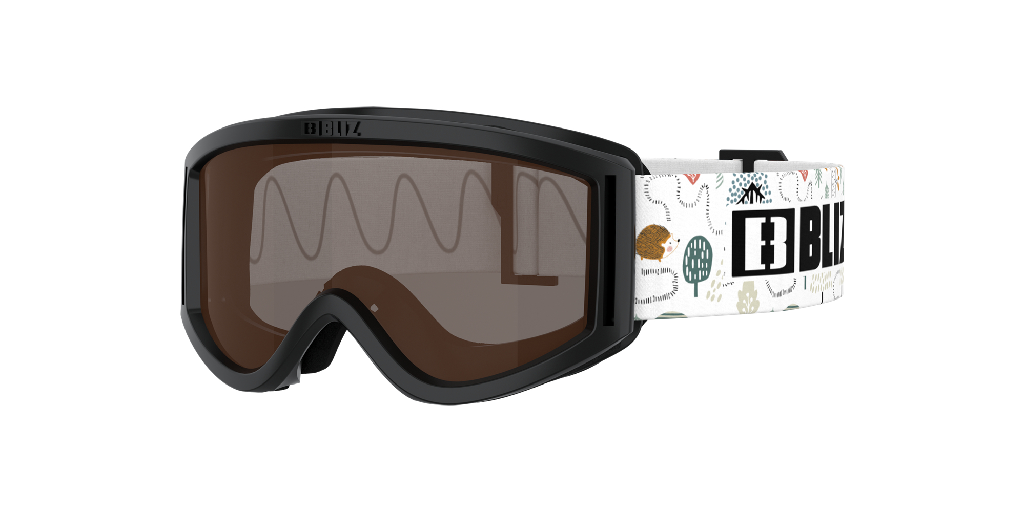 Ski Goggles Bliz Pixie Negras Marrones | 059634OJU