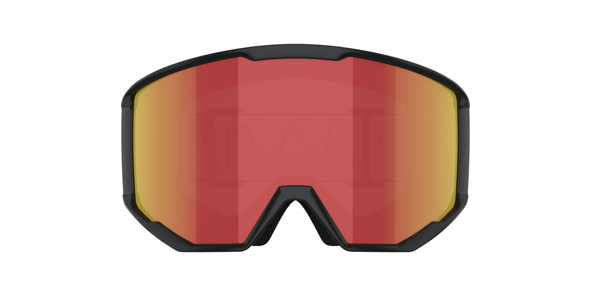 Ski Goggles Bliz Spark Negras Marrones Rojas | 156782OZN