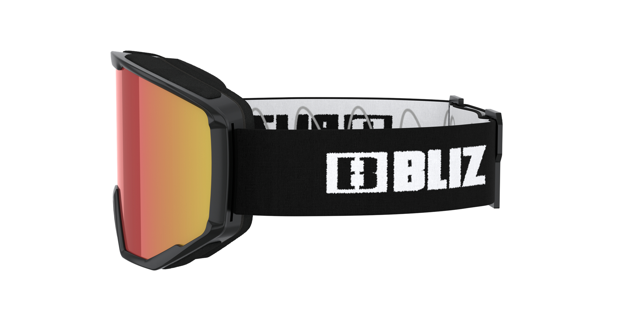 Ski Goggles Bliz Spark Negras Marrones Rojas | 156782OZN