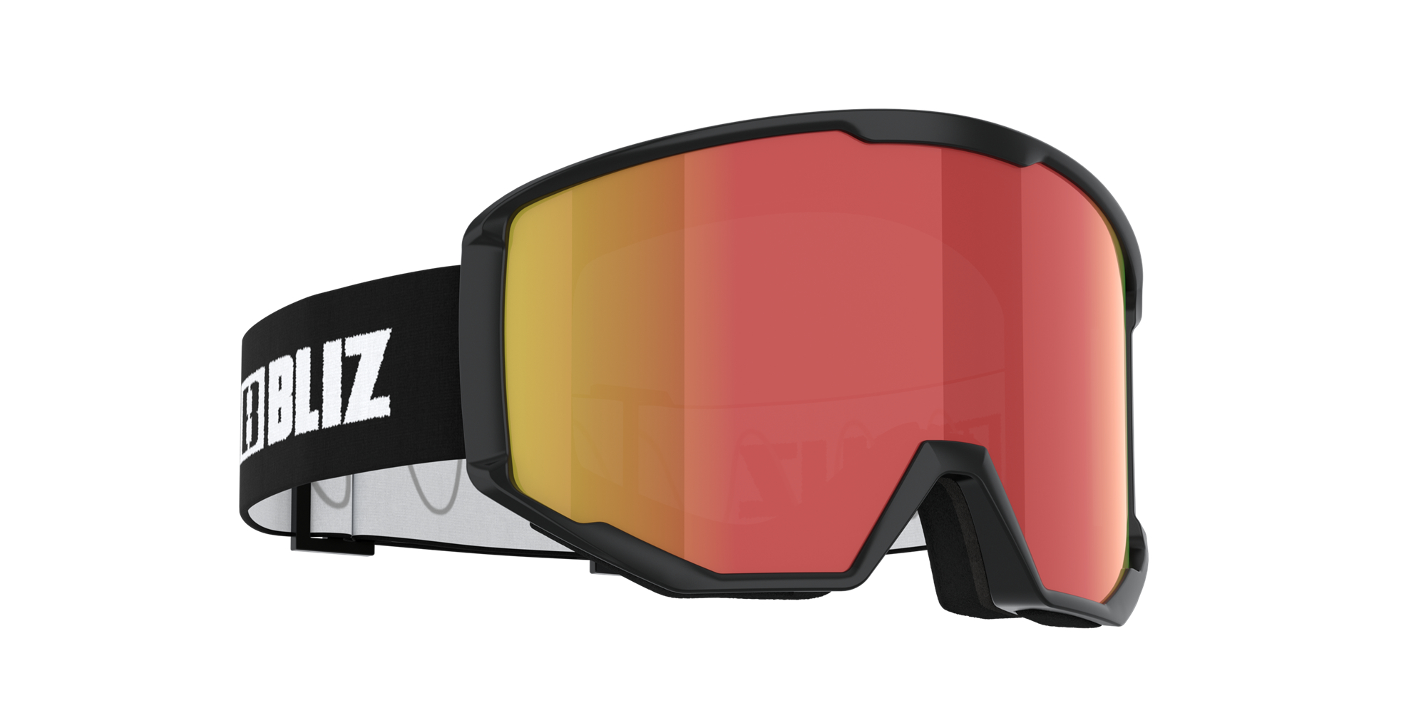 Ski Goggles Bliz Spark Negras Marrones Rojas | 156782OZN