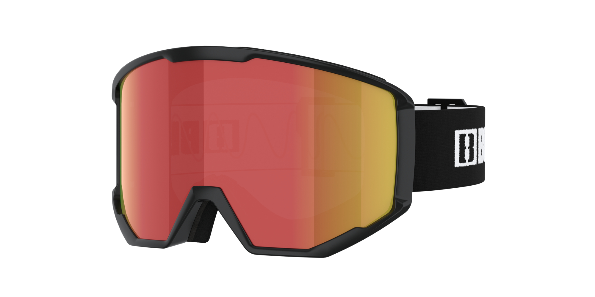 Ski Goggles Bliz Spark Negras Marrones Rojas | 156782OZN